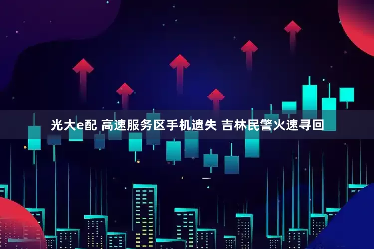 光大e配 高速服务区手机遗失 吉林民警火速寻回